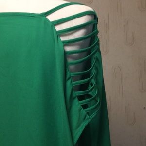 Torrid green blouse